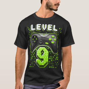 Camiseta Controlador de Jogos de Vídeo do Nível 9 - Anive