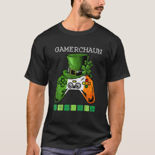 Camiseta Controlador de Jogos de Vídeo Gamer Boys Irish St