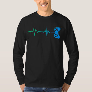 Camiseta Controlador de Jogos Legal de Pulsação de Jogos