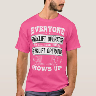 Camiseta Controlador de Material do Operador de Elevação do