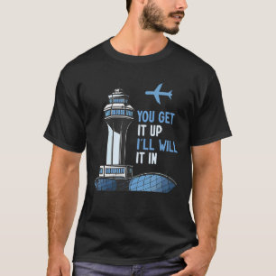 Camiseta Controlador De Tráfego Aéreo Você Pode Levantar I
