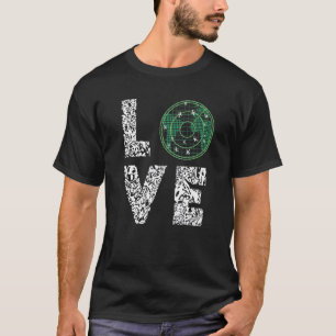 Camiseta Controlador de Tráfego Aéreo Voo C de Radar Leopar