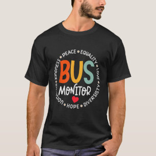 Camiseta Controlador do Monitor de Barramento Aide Volta ao