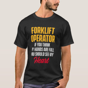 Camiseta Controlador Engraçado com Vida Útil do Operador de