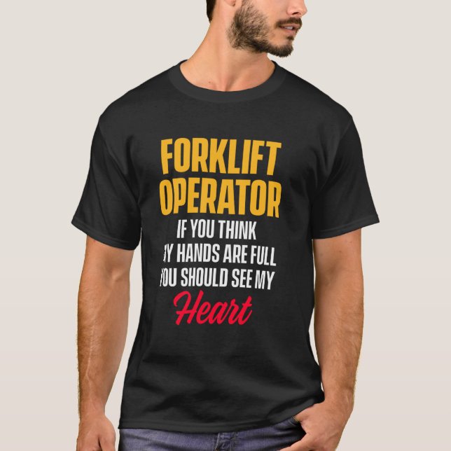 Camiseta Controlador Engraçado com Vida Útil do Operador de (Frente)