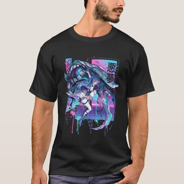 Camiseta Controlador Narja de Buffer de Dano Baseado em Def (Frente)