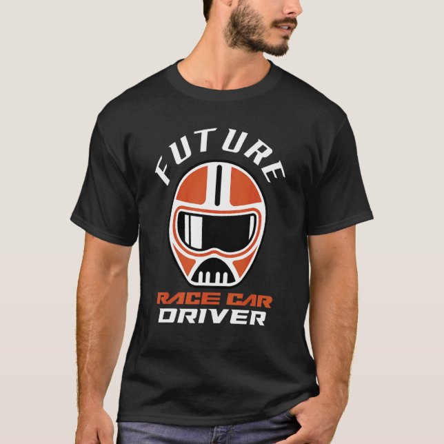 Camiseta Controlador Race Car Driver Kids Racing (Frente)