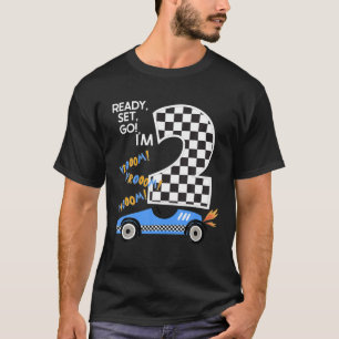 Camiseta Controlador Race Car Party Race Car 2 Bi