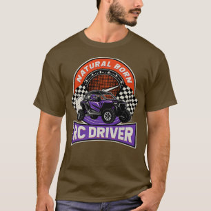 Camiseta Controlador Remoto de Nascer Natural RC Driver Rac