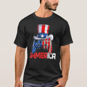 Camiseta Controlador Tio Sam Vídeo Jogo Gamerica Sinalizado