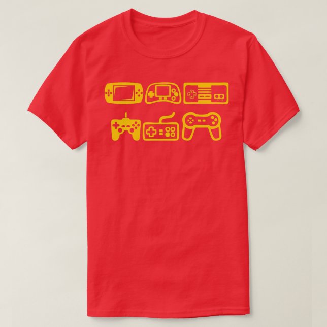 Camiseta Controladora de jogos (Frente do Design)