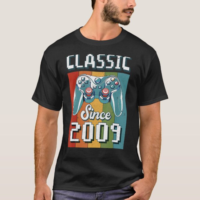 Camiseta Controladora de jogos de vídeo Classic 2009 - Aniv (Frente)
