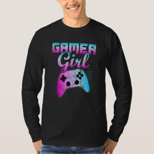 Camiseta Controladora de jogos Legal para Gamer Girl