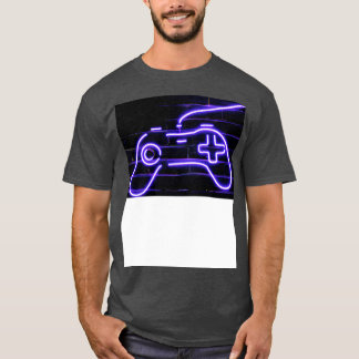 Camiseta Controladora de jogos neon para 2