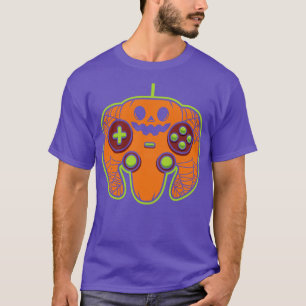 Camiseta Controladora de Vídeo do Choco Jackolantern Pumpki