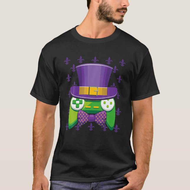 Camiseta Controladora de vídeo Jester Hat Costum (Frente)