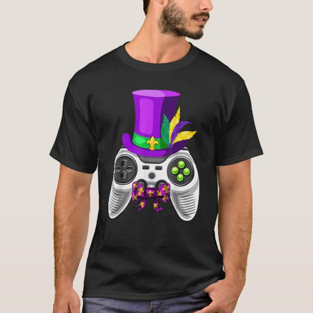 Camiseta Controladora de vídeo Jester Hat Costum (Frente)