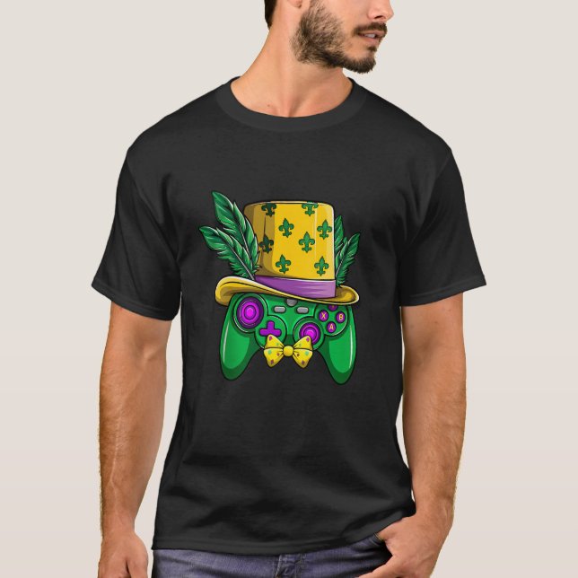 Camiseta Controladora de vídeo Jester Hat Costum (Frente)