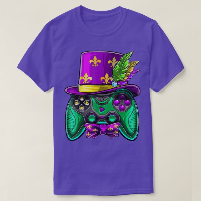 Camiseta Controladora de vídeo Jester Hat Costum (Frente do Design)