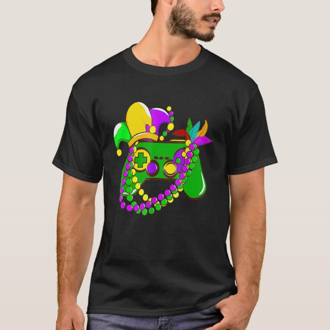 Camiseta Controladora de vídeo Jester Hat Costum (Frente)