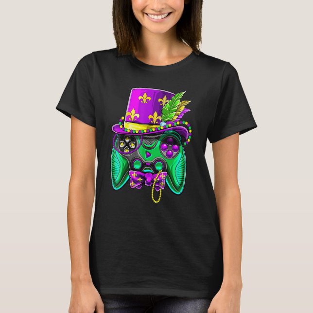Camiseta Controladora de vídeo Jester Hat Costum (Frente)