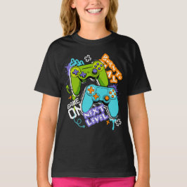 Camiseta Controladores de jogo Graffiti Jogos Nascido Para