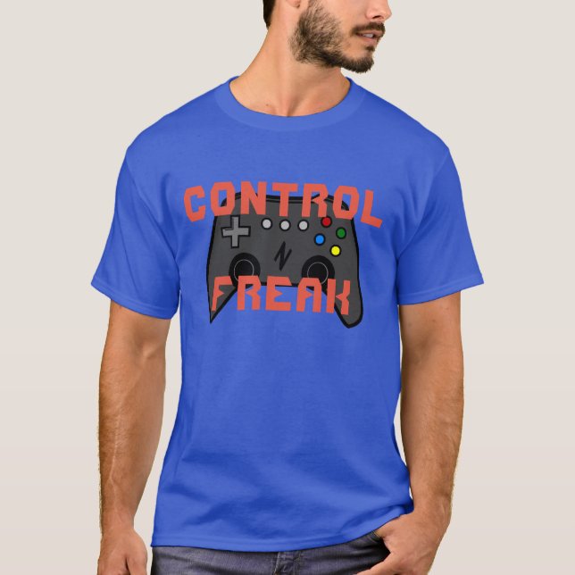 Camiseta Controlar T-Shirt do Jogador de Freak (Frente)