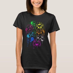 Camiseta Controlar todas as coisas do controlador de videog