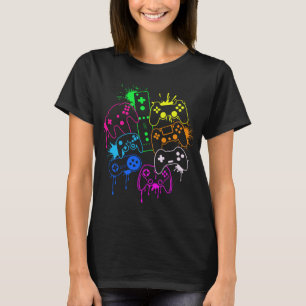 Camiseta Controlar todas as coisas do controlador de videog