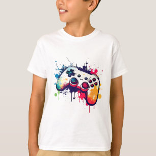 Camiseta Controlar Todas As Coisas Do Gamer De Controlador