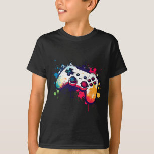 Camiseta Controlar Todas As Coisas Do Gamer De Controlador 