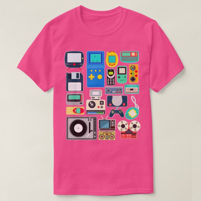 Camiseta Controlar Todas As Coisas Dos Controladores De Víd (Frente do Design)