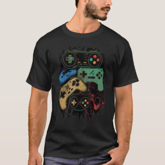 Camiseta Controlar todos os jogos do controlador de vídeo T