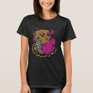 Camiseta Controle a mente assustadora citação assustadora