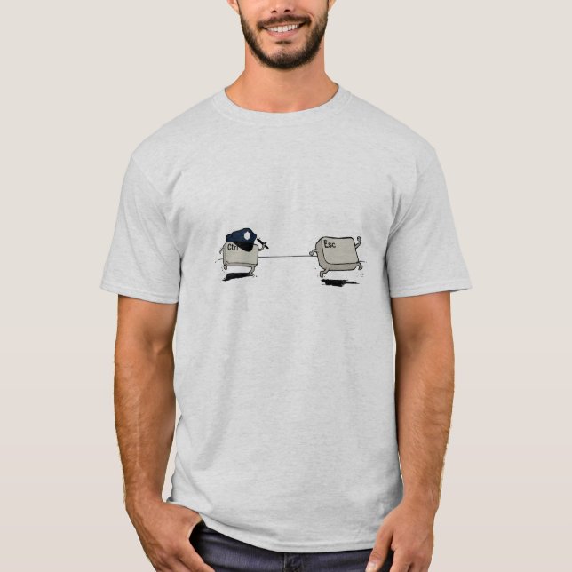 Camiseta Controle contra o escape (Frente)
