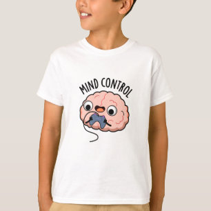 Camiseta Controle da mente Cérebro Engraçado