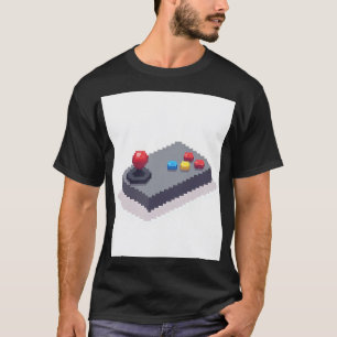 Camiseta Controle de 8 Bits para Jogos Retrô