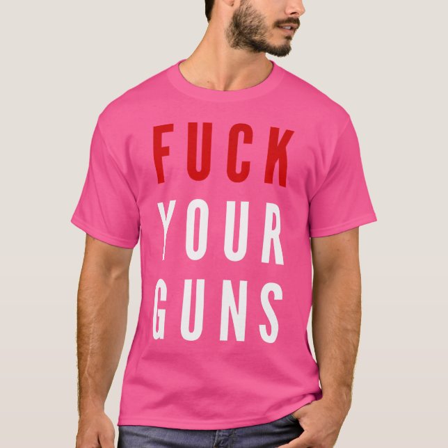Camiseta Controle De Arma Suficiente Agora Pro (Frente)