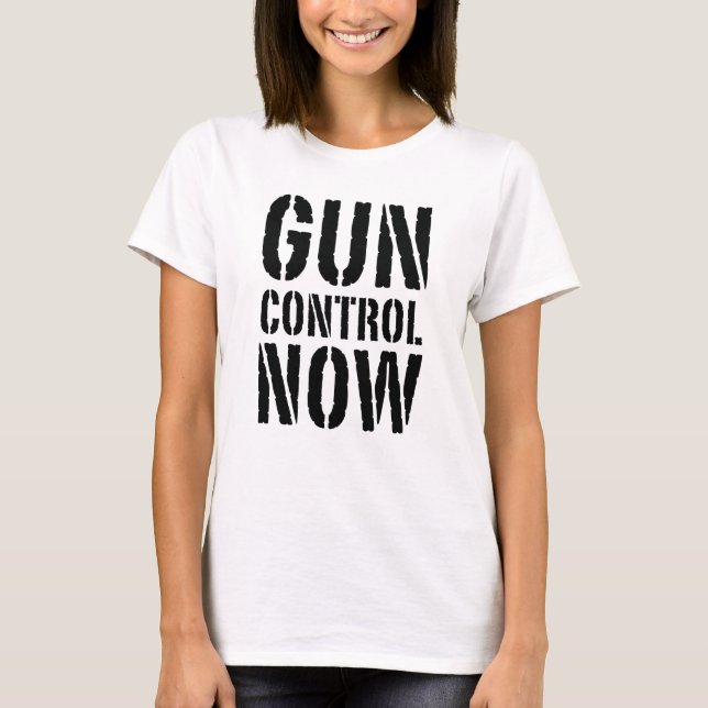 Camiseta Controle de Armas Agora (Frente)