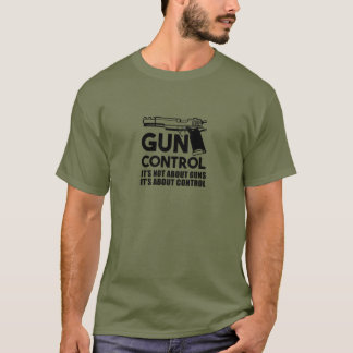 Camiseta Controle de Armas. Não é sobre armas