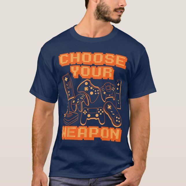 Camiseta Controle de Console de Video Game Computador Video (Frente)