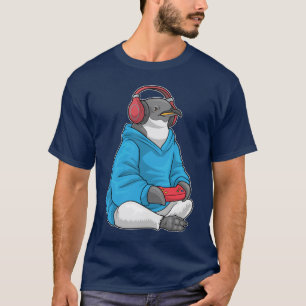 Camiseta Controle de Jogo Penguin