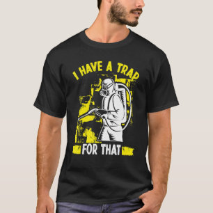 Camiseta Controle de pragas de extermínio do técnico de con