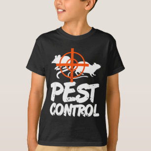 Camiseta Controle de Pragas Engraçado Humor Para Caçadores