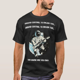 Camiseta Controle De Terra Para O Major Tom...