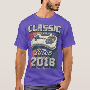 Camiseta Controle de Vídeo Retroativo Clássico de Aniversár