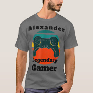 Camiseta Controle do Jogador de Vídeo Jogador de Jogador de