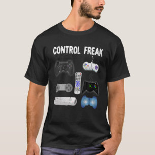 Camiseta Controle Novidade Engraçada E Engraçada Para Gamer