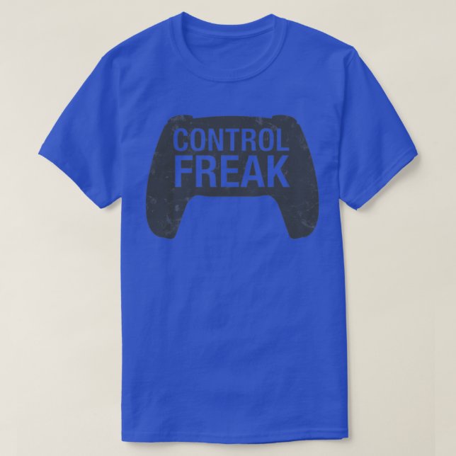 Camiseta Controle o Freak Video Game Console Controller Fun (Frente do Design)