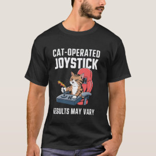 Camiseta Controle Operado por Gato Resultados Podem Varia G